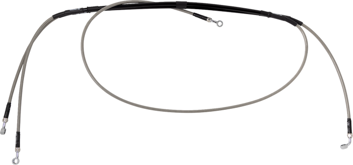 MOOSE OFFROAD B05-1-018/P Stainless Steel Brake Line Pair
