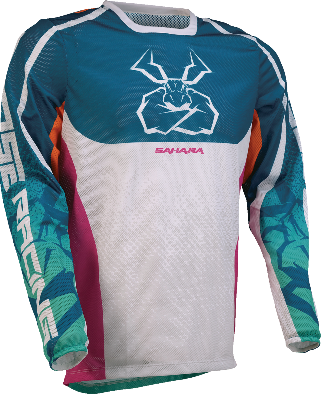 Moose Racing Sahara Jersey - Teal/Orange/Pink