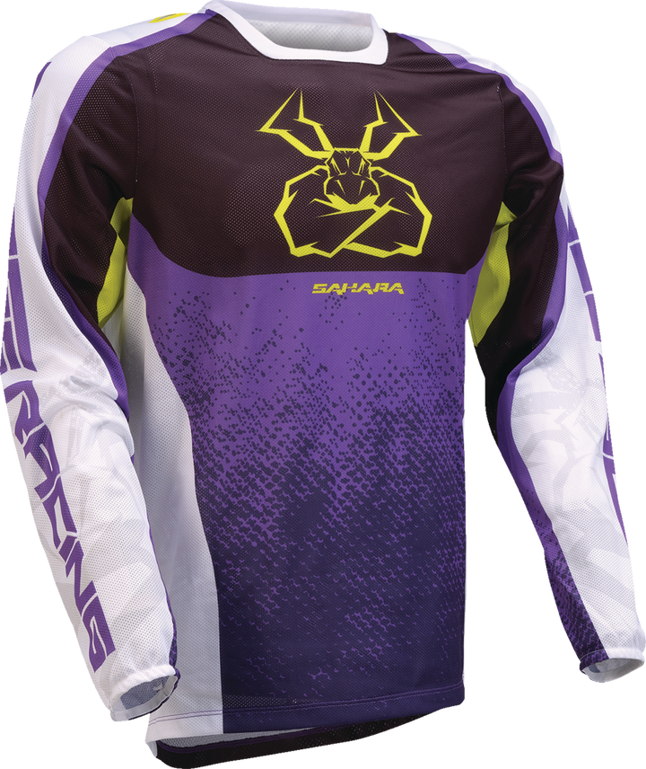 Moose Racing Sahara Jersey - Purple/Hi-Viz