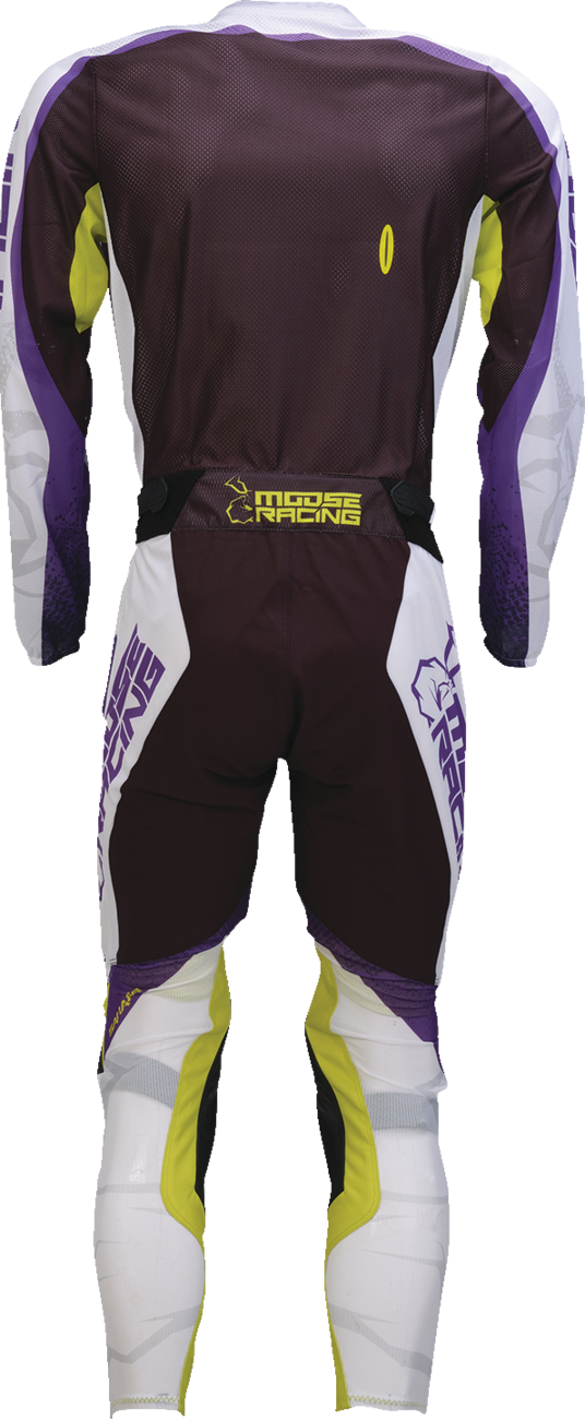 Moose Racing Sahara Jersey - Purple/Hi-Viz