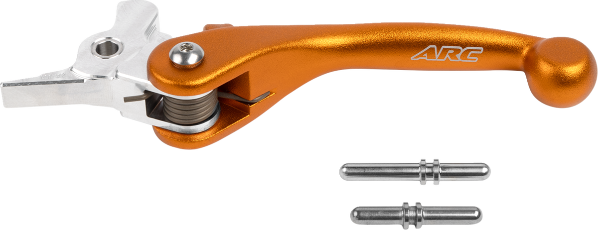 ARC Forged Shorty Clutch Lever, Orange, Part Number CL-S350-O
