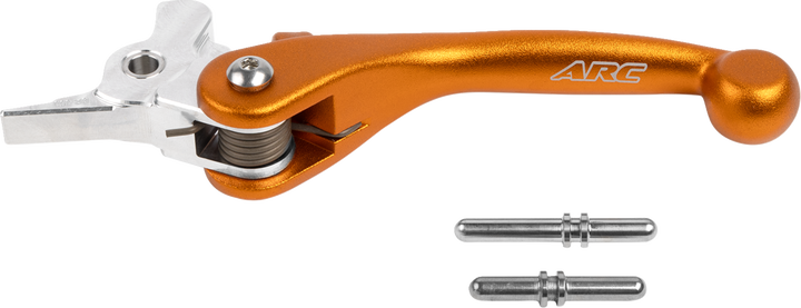ARC Forged Shorty Clutch Lever, Orange, Part Number CL-S350-O