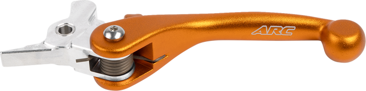 ARC Forged Shorty Clutch Lever, Orange, Part Number CL-S350-O