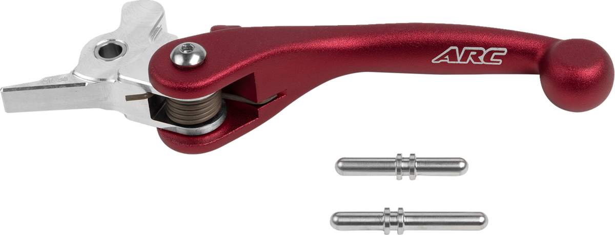 ARC Forged Shorty Clutch Lever, Red - Part Number CL-S350-R