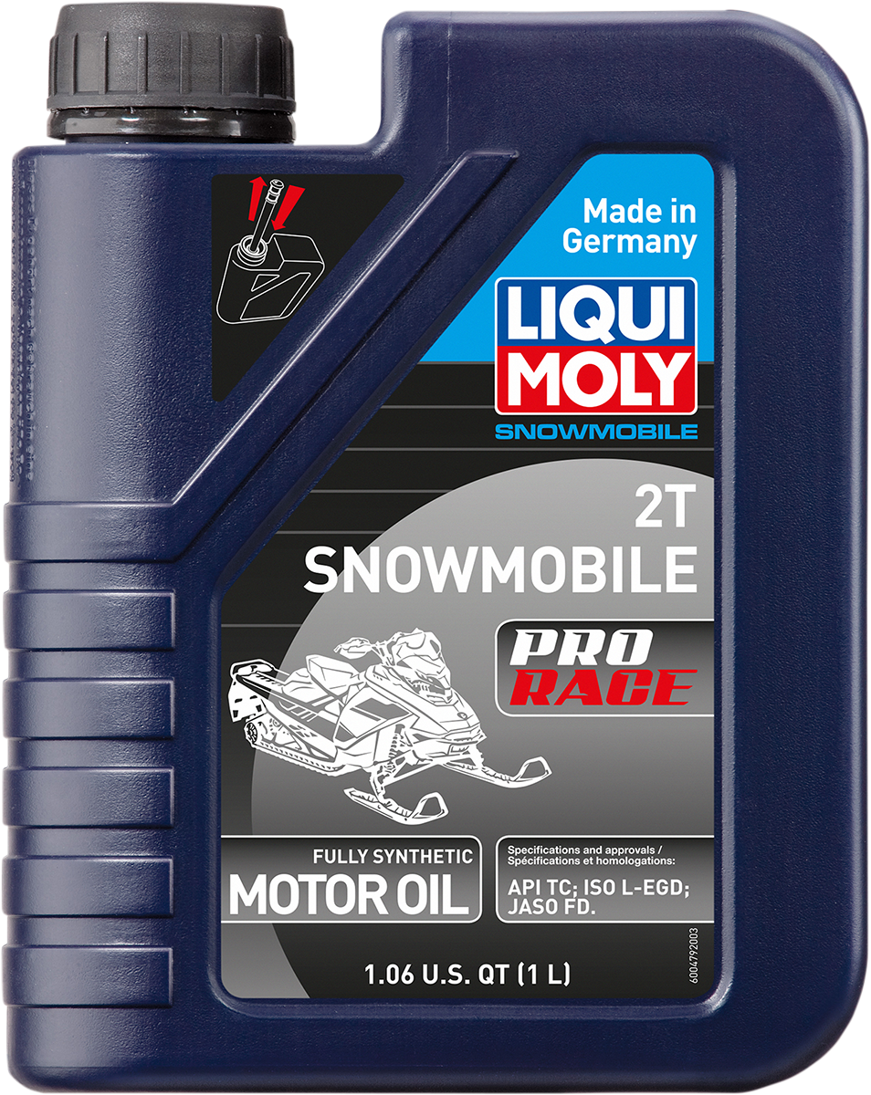 Liqui Moly Snowmobile Pro Race Synthetic 2T Oil - 1L