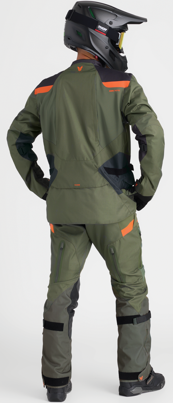 Thor Range Jacket - Army/Orange