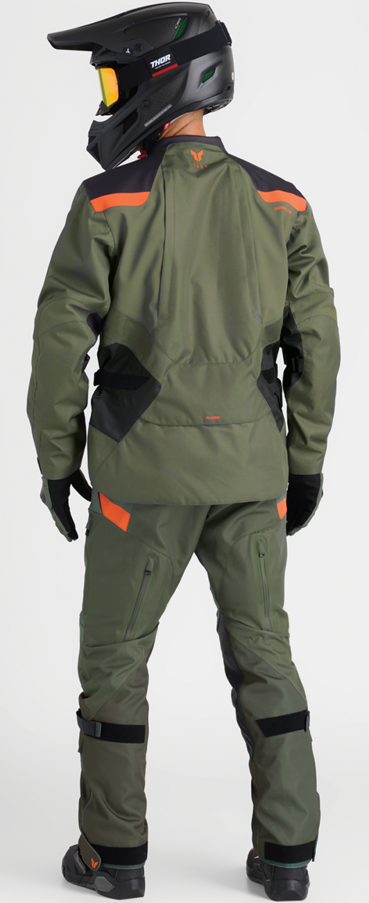 Thor Range Jacket - Army/Orange
