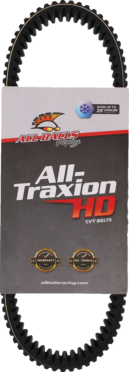 ALL BALLS Belt - All Traxion - CVT - Heavy-Duty - Wolverine X2/X4 850 25-9024