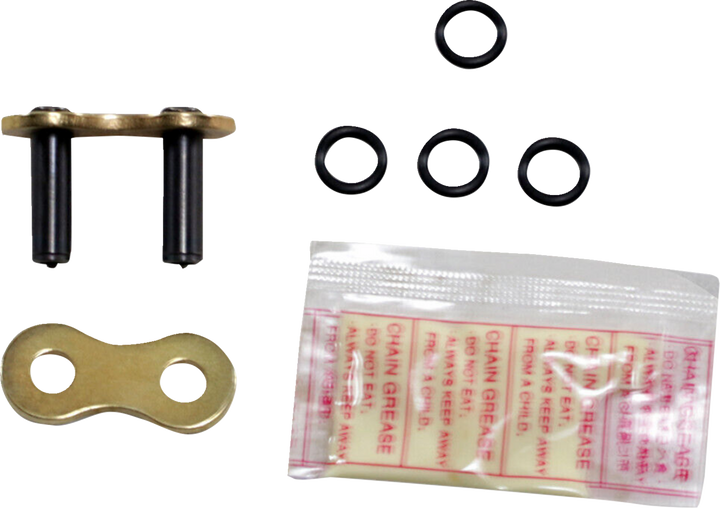 DID 428 VX Connecting Link Clip, Gold and Black - FJ428VXG
