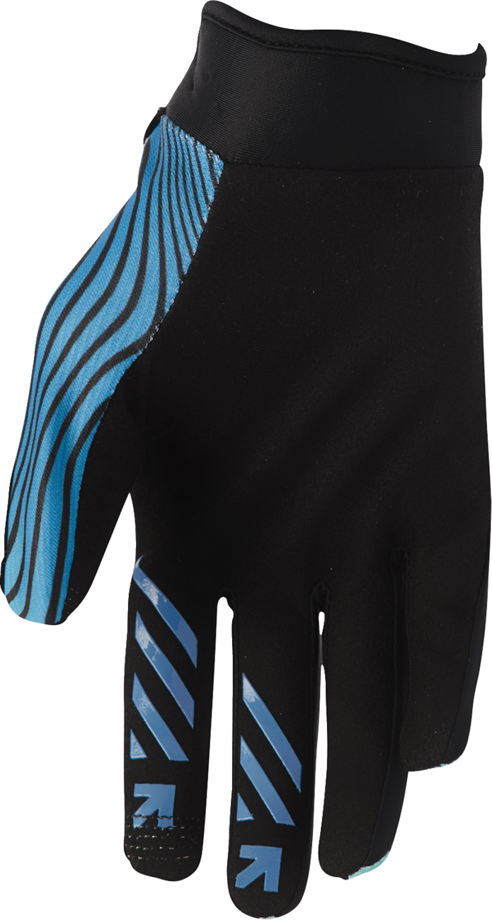 Thor Launchmode Identity Gloves - Teal/Black