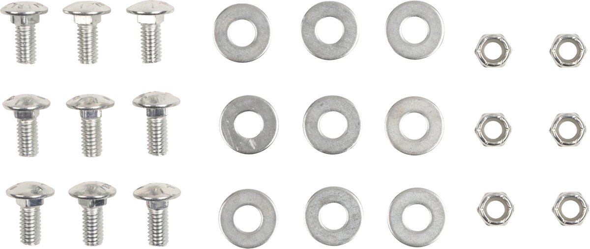 MOOSE OFFROAD Plow Rubber Flap Hardware - Nuts/Bolts BB2572PF