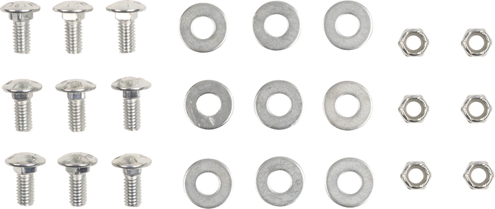 MOOSE OFFROAD Plow Rubber Flap Hardware - Nuts/Bolts BB2572PF