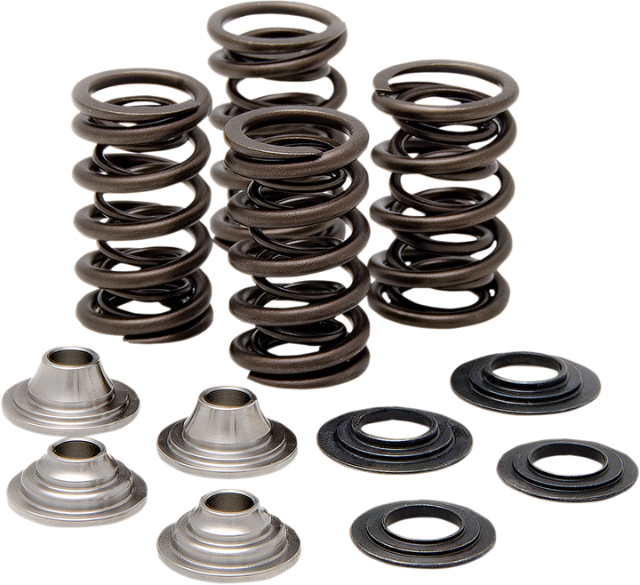 Kibblewhite 40-40660 Valve Spring Kit, 0.415-Inch Lift, Lightweight High-Lift Racing for Kawasaki