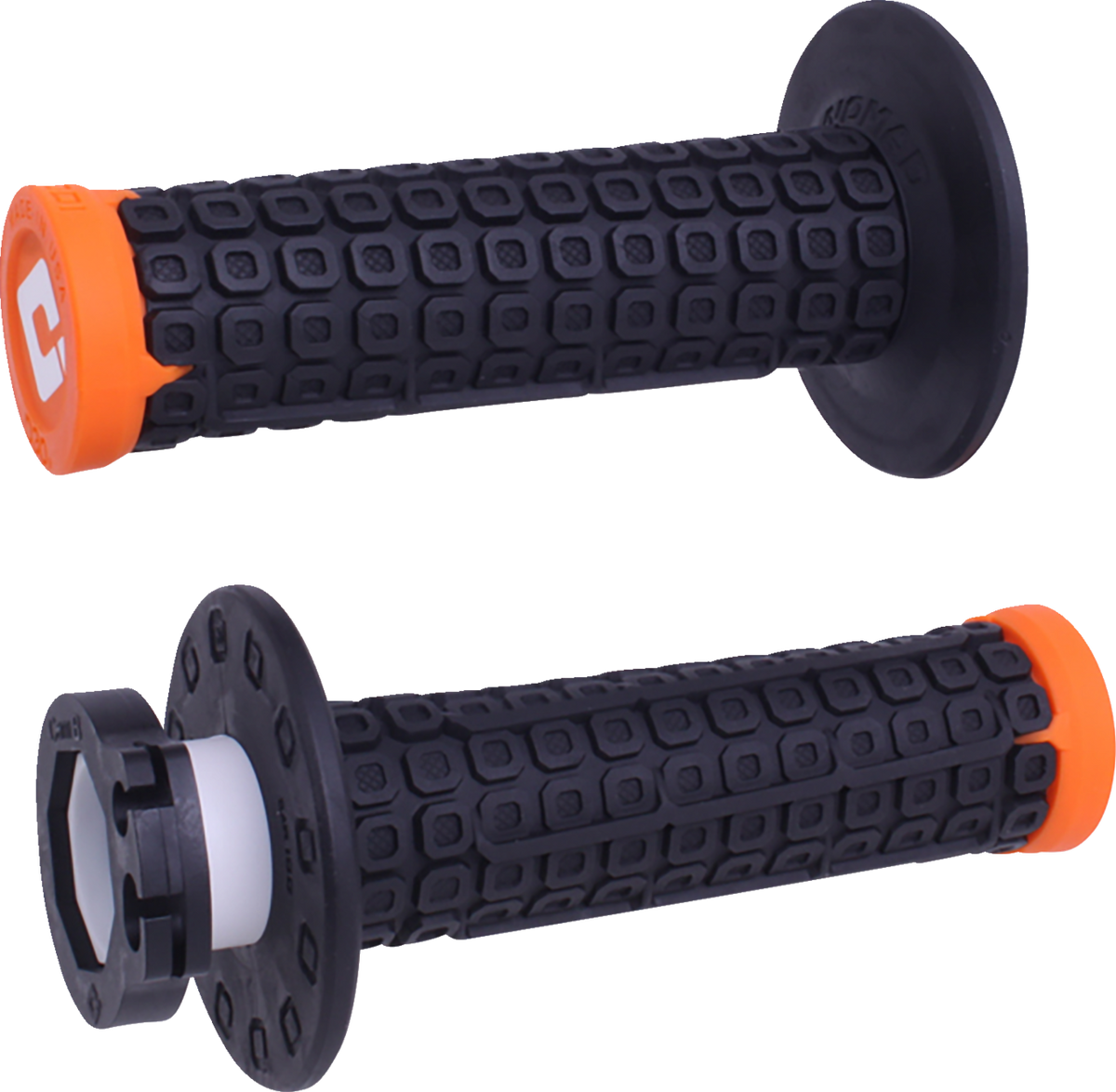 ODI Nomad Lock-On Off-Road Grips, Black and Orange, H36NDBO