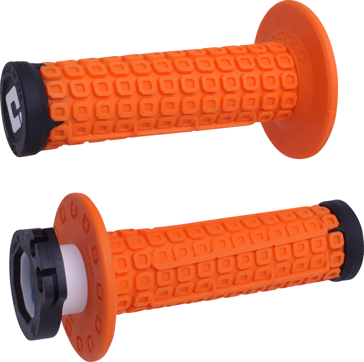 ODI Nomad Lock-On Off-Road Grips Orange/Black H36NDOB
