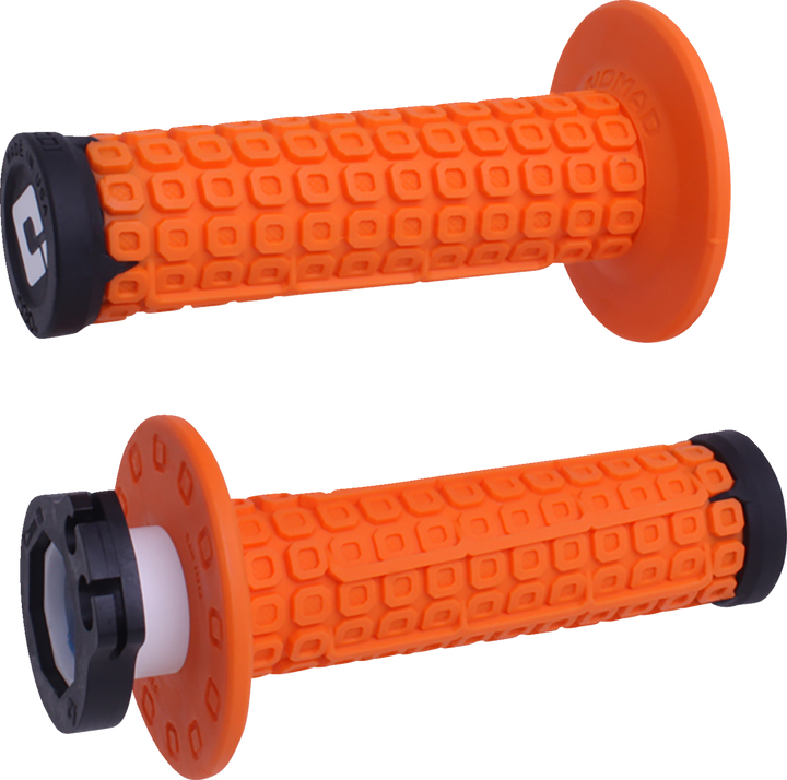 ODI Nomad Lock-On Off-Road Grips Orange/Black H36NDOB