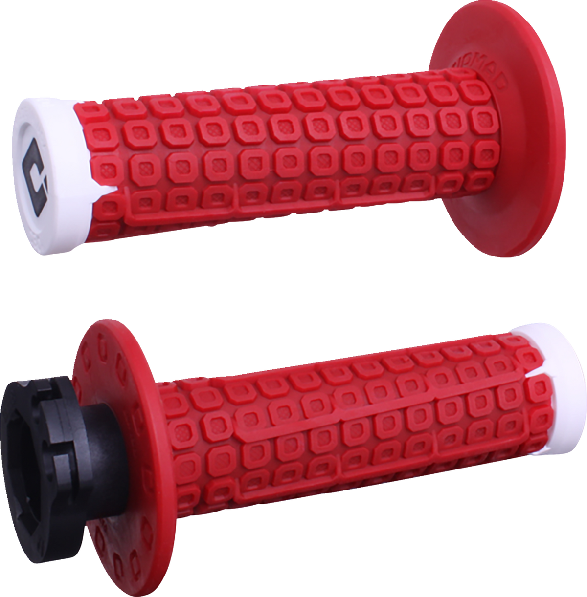 ODI Nomad Lock-On Off-Road Grips Red/White/Silver H36NDRW