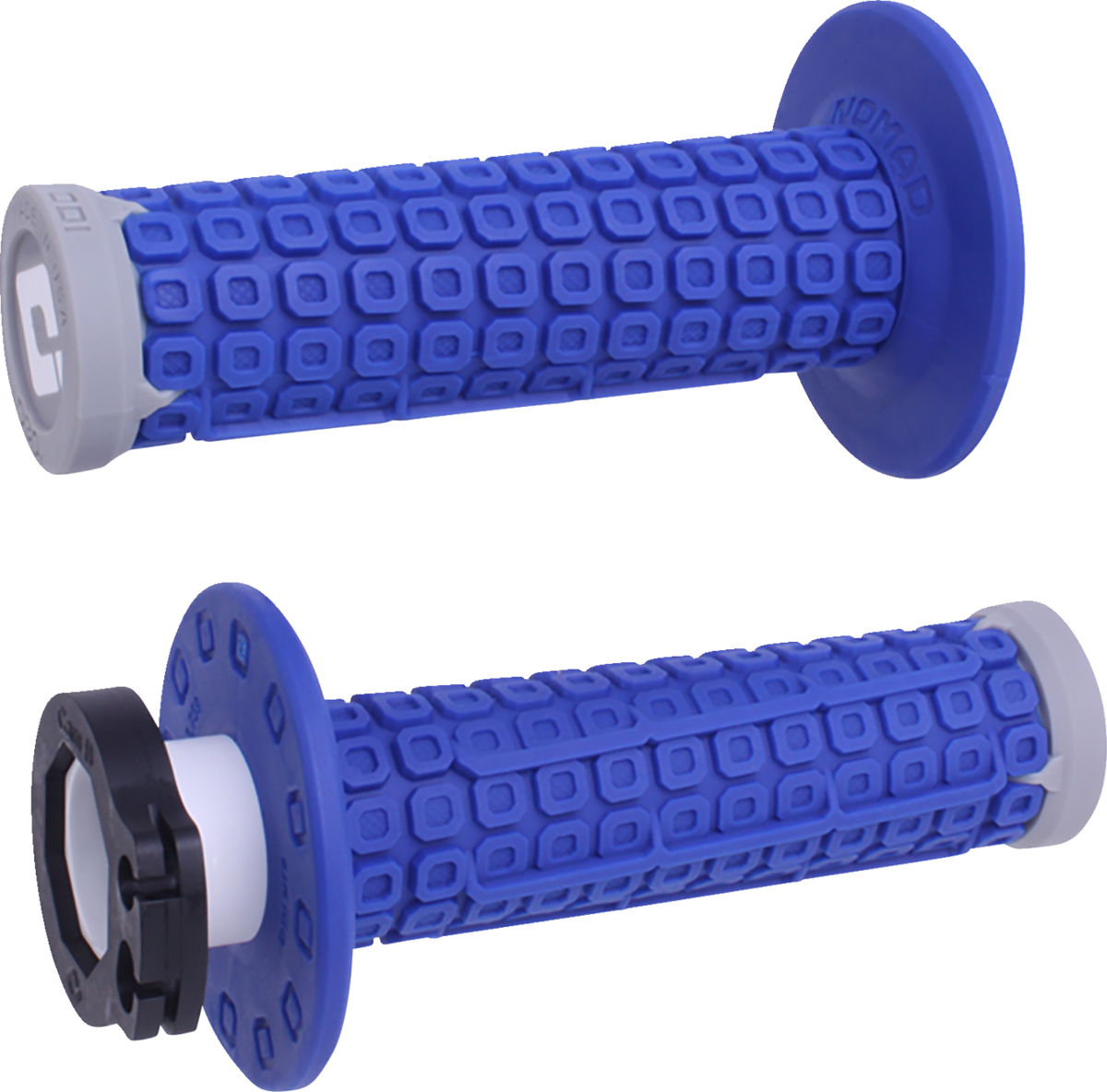 ODI Nomad Lock-On Off-Road Grips Blue/Gray H36NDUG