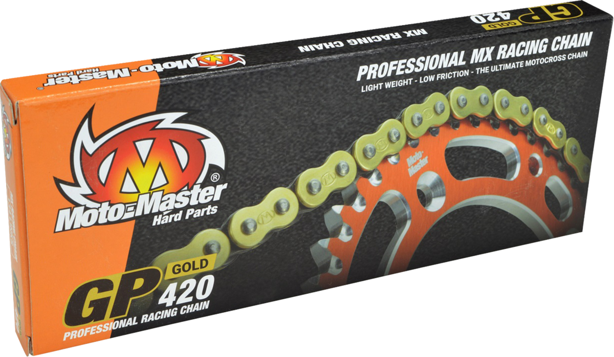 MOTO-MASTER GP 420 Gold Drive Chain, 134 Links, Part Number 642002
