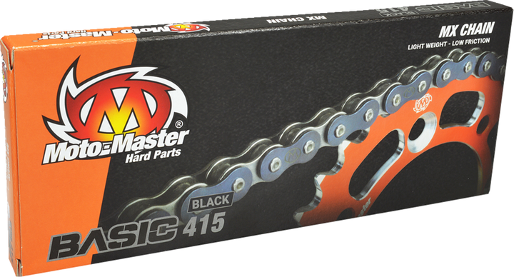 MOTO-MASTER 641503 415 Basic Drive Chain, 134 Links, Black