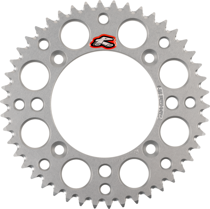 Renthal 518U-420-46GPSI Ultralight Aluminum Rear Sprocket, 46-Tooth Silver