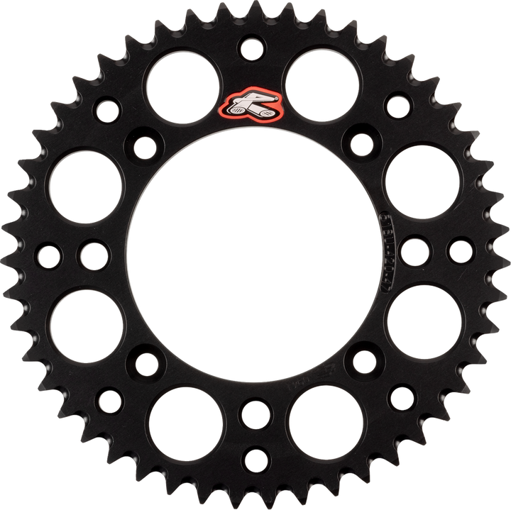 Renthal 518U-420-47GPBK Ultralight Aluminum Rear Sprocket, 47-Tooth Black