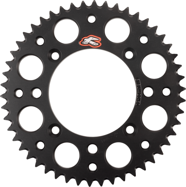 Renthal 518U-420-50GPBK Ultralight Aluminum Rear Sprocket, 50-Tooth Black