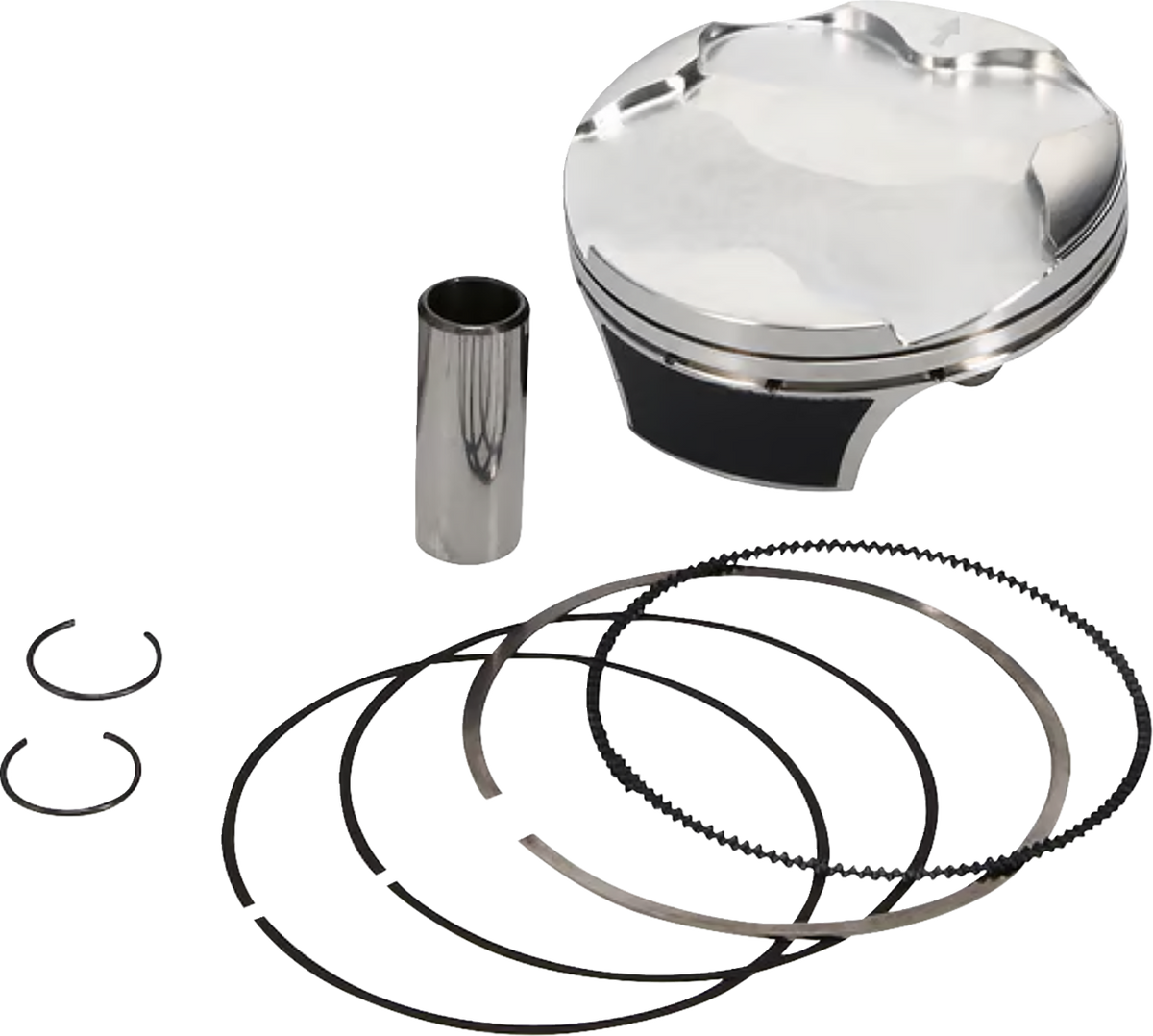 Wiseco Piston Kit 96.00 mm, 13.5:1 Compression Ratio for Kawasaki - 40319M09600