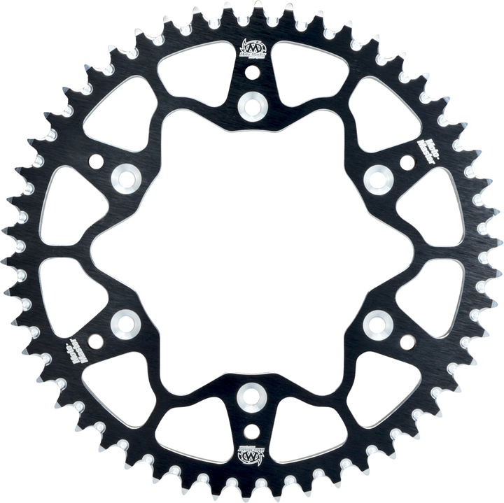 MOTO-MASTER 7075-T6 Aluminum Rear Sprocket, 47-Tooth, Black, MX 85, Part Number 620182247