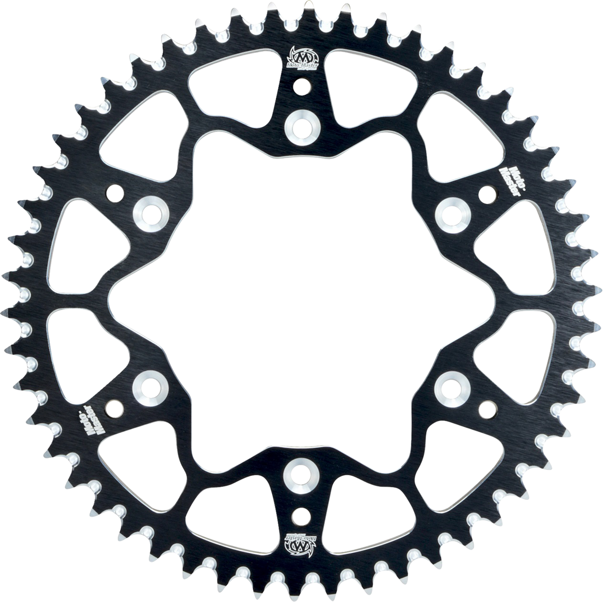 MOTO-MASTER 7075-T6 Aluminum Rear Sprocket 48-Tooth Black for MX 85 - Part 620182248