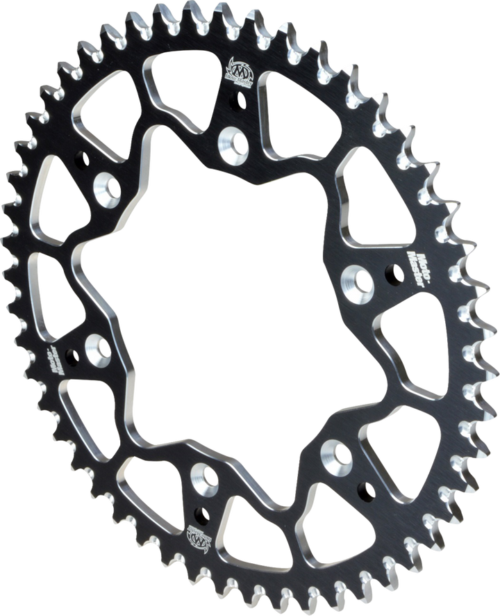 MOTO-MASTER 7075-T6 Aluminum Rear Sprocket, 47-Tooth, Black, MX 85, Part Number 620182247
