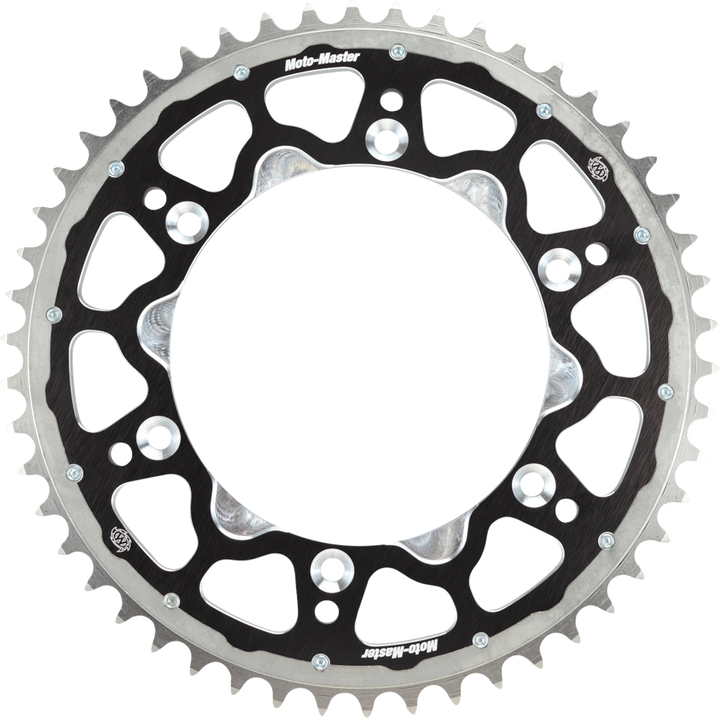 MOTO-MASTER Fusion Series Dual Ring Rear Sprocket, 48-Tooth, Black, MX 85, Part 620183248