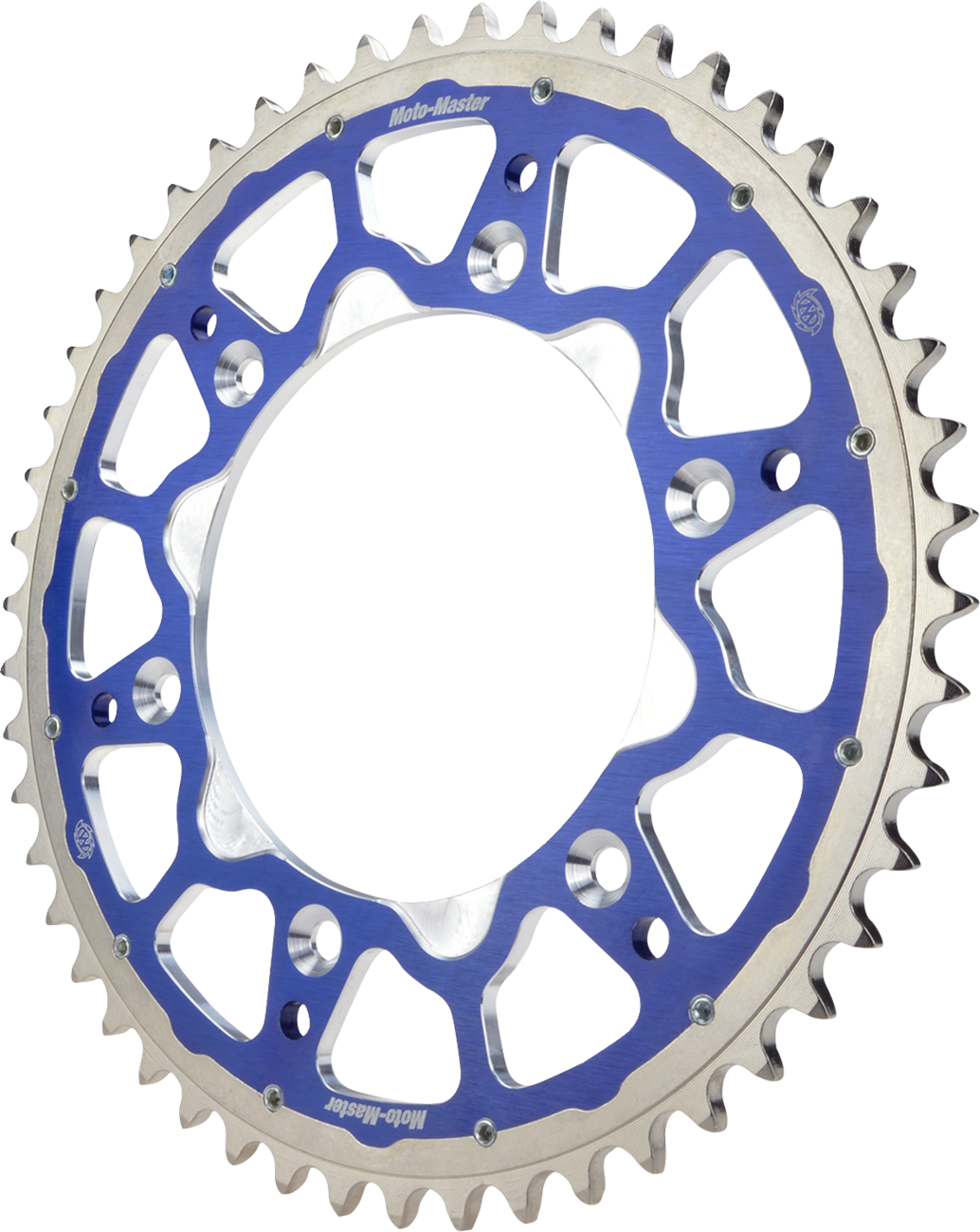 MOTO-MASTER Fusion Series Dual Ring Rear Sprocket, 47-Tooth, Blue, MX 85, Part 620183447