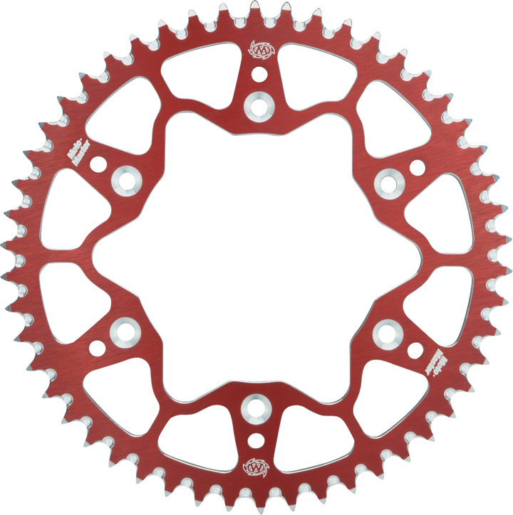 MOTO-MASTER 7075-T6 Aluminum Rear Sprocket, 48-Tooth, Red - Part 620122348