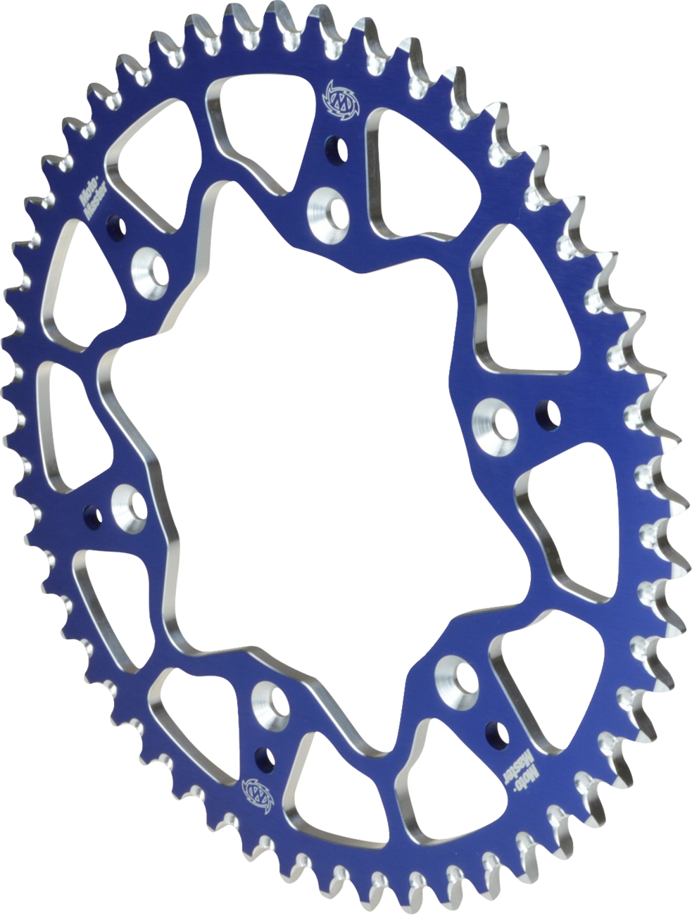 MOTO-MASTER 7075-T6 Aluminum Rear Sprocket, 50-Tooth Blue, MX 85, Part 620182450