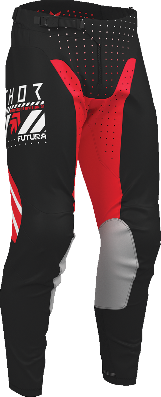 Thor Launchmode Futura Pants - Black/Red