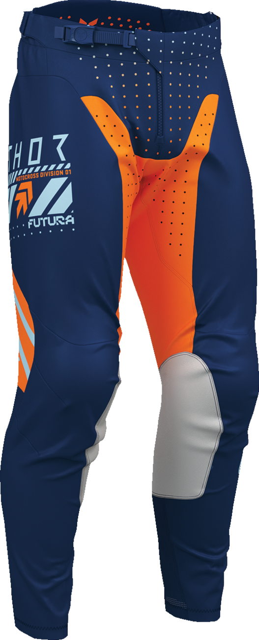Thor Launchmode Futura Pants - Navy/Orange