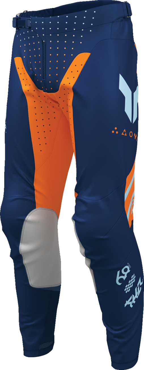 Thor Launchmode Futura Pants - Navy/Orange