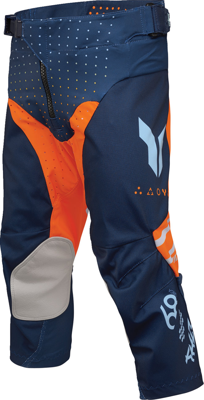 Thor Youth Launchmode Futura Pants - Navy/Orange