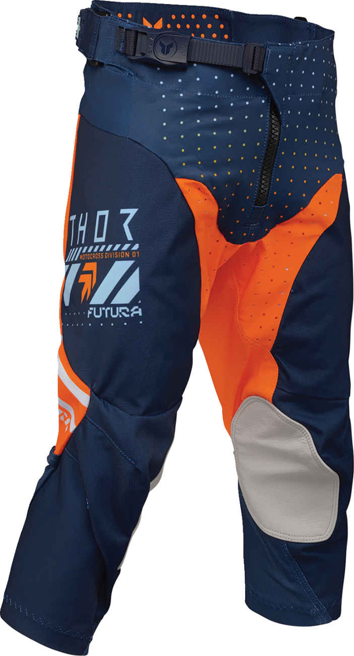 Thor Youth Launchmode Futura Pants - Navy/Orange