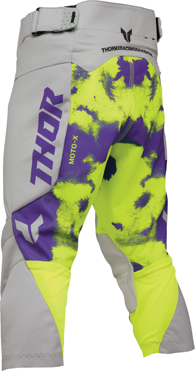 Thor Youth Launchmode Bleach Pants - Gray/Acid