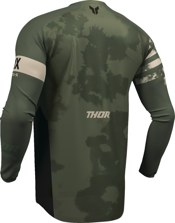 Thor Launchmode Bleach Jersey - Black/Camo