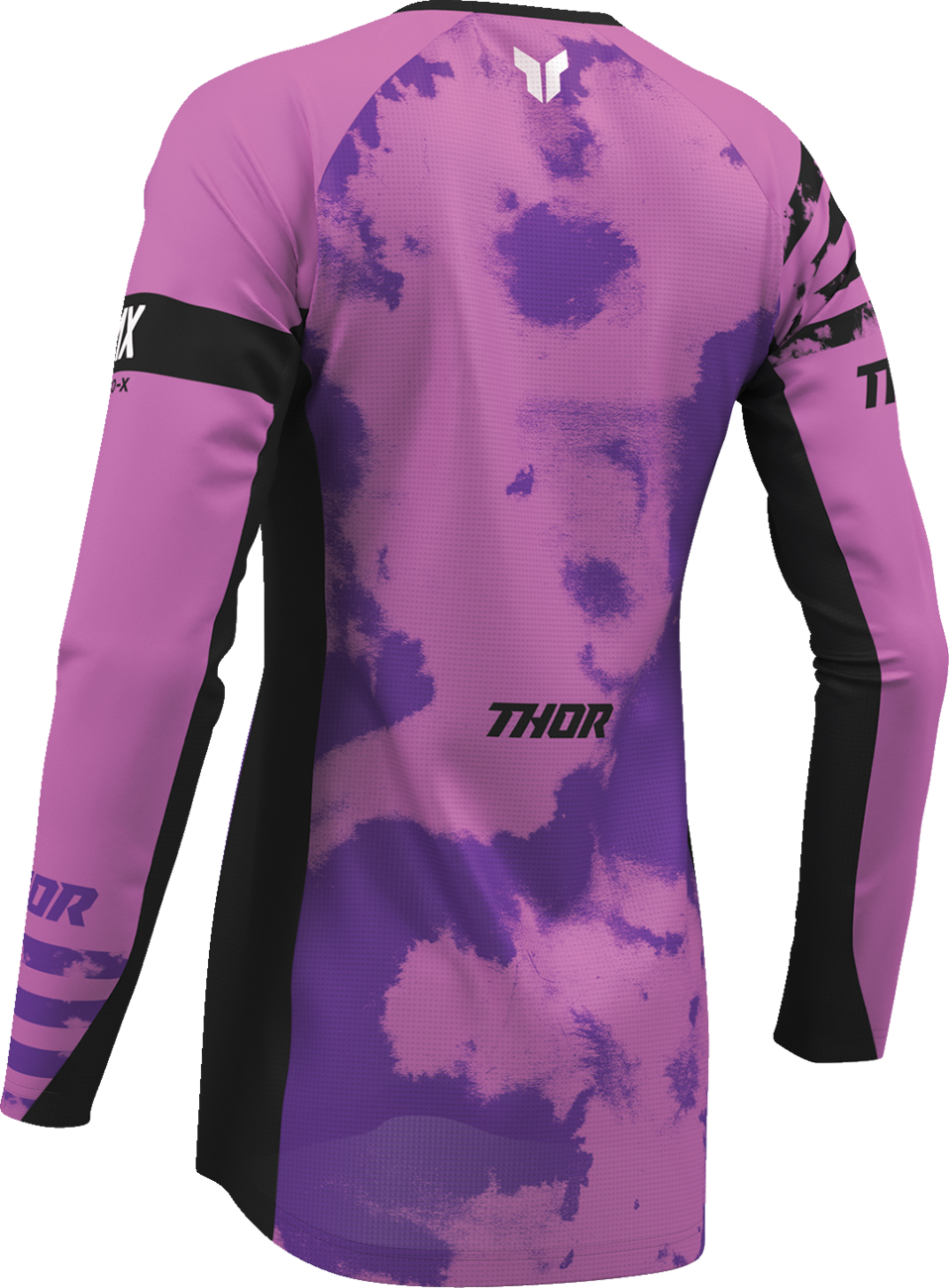 Thor Women's Launchmode Bleach Jersey - Black/Orchid