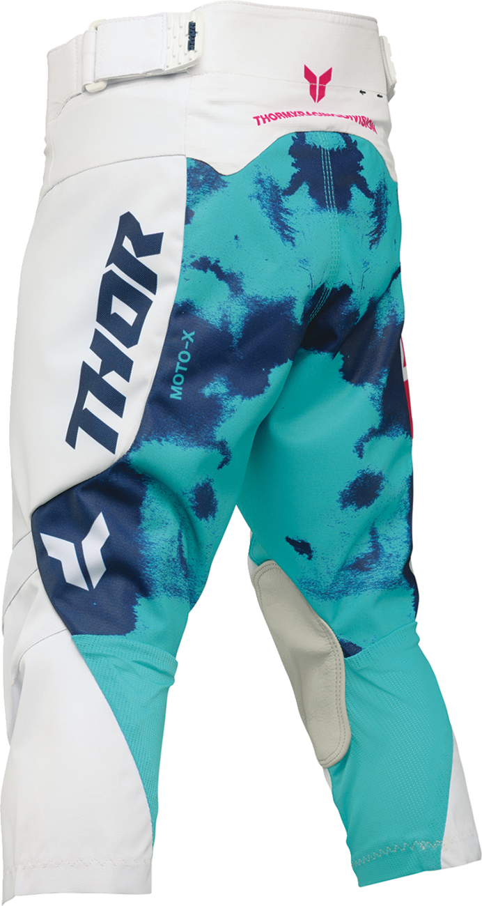 Thor Youth Launchmode Bleach Pants - White/Aqua