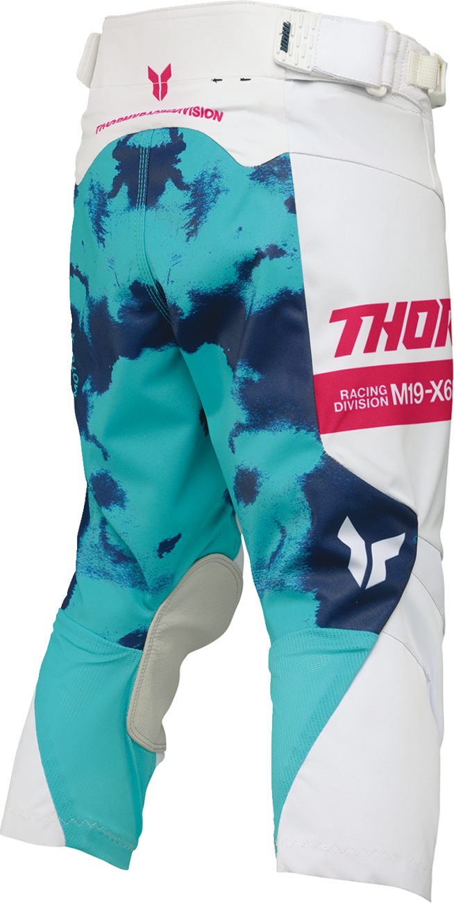 Thor Youth Launchmode Bleach Pants - White/Aqua