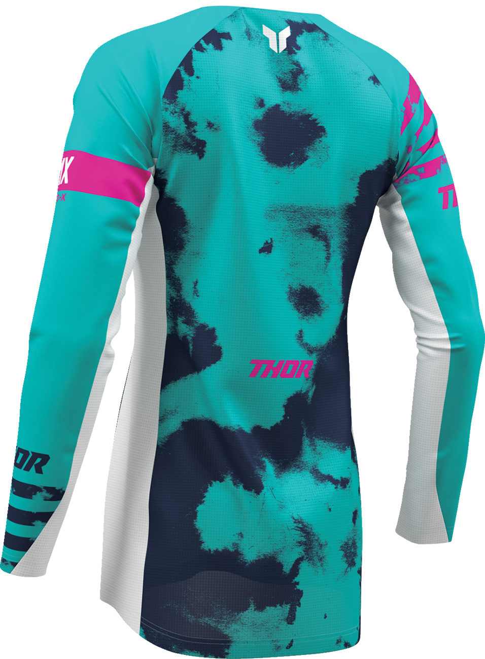Thor Women's Launchmode Bleach Jersey - White/Aqua