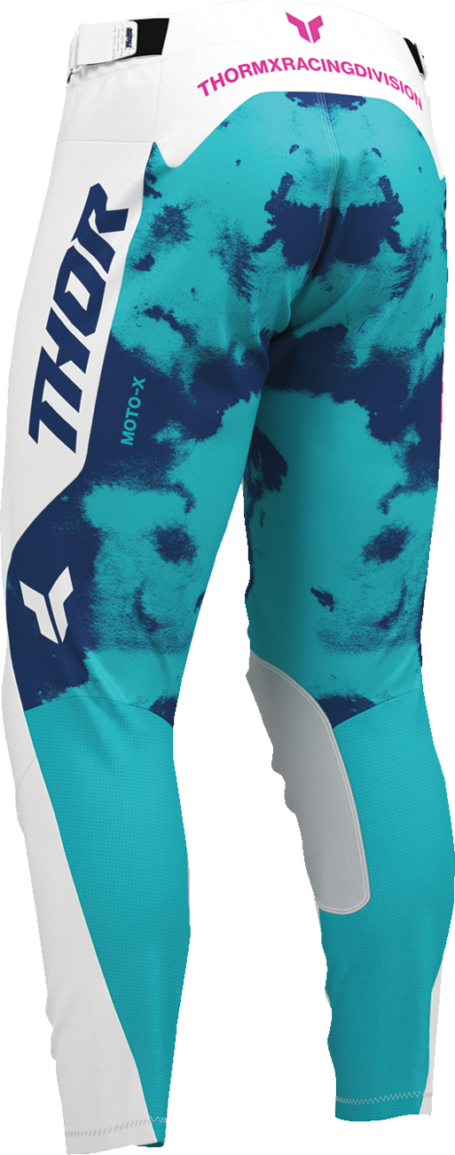Thor Launchmode Bleach Pants - White/Aqua