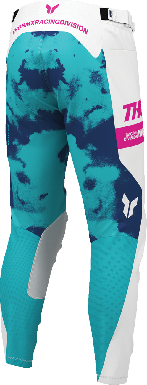 Thor Launchmode Bleach Pants - White/Aqua