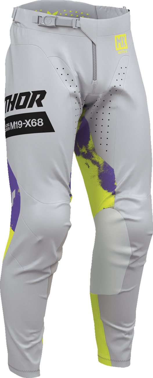 Thor Launchmode Bleach Pants - Gray/Acid