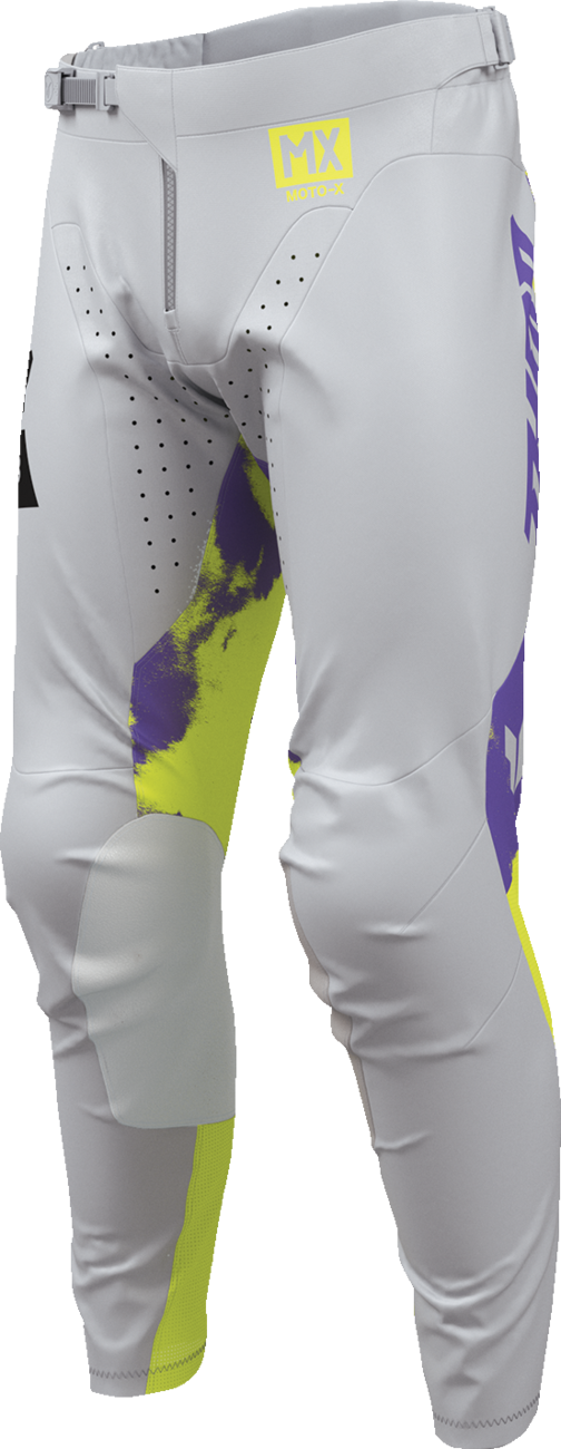 Thor Launchmode Bleach Pants - Gray/Acid